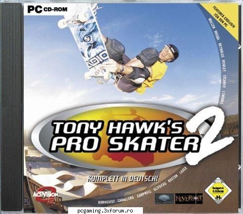 seria tony hawk's thps2 box