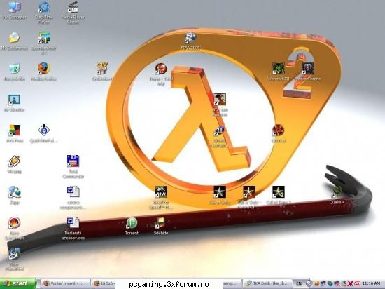 Desktop-ul - sau incearca sa-l pui pe hide????? in desptop pe - Vorbe`n vant